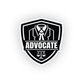 Bold Advocate Sticker for Road Awareness